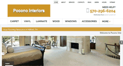 Desktop Screenshot of poconointeriorsonline.com